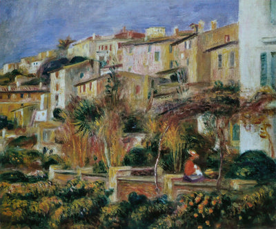 Reproduction du tableau « Terrasses à Cannes - Pierre-Auguste Renoir » par Alpha Reproduction en peinture à l’huile