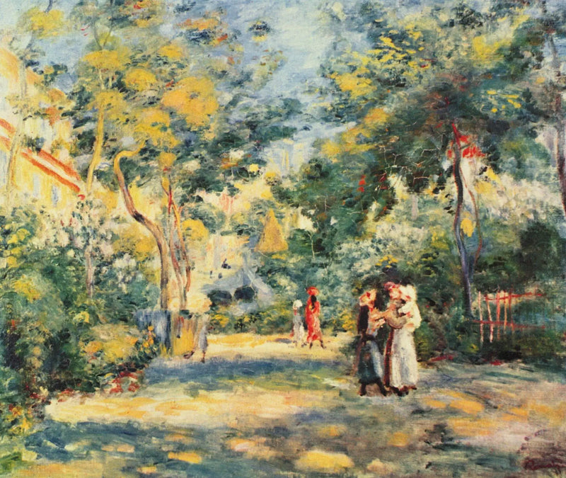 En have i Montmartre - Pierre-Auguste Renoir