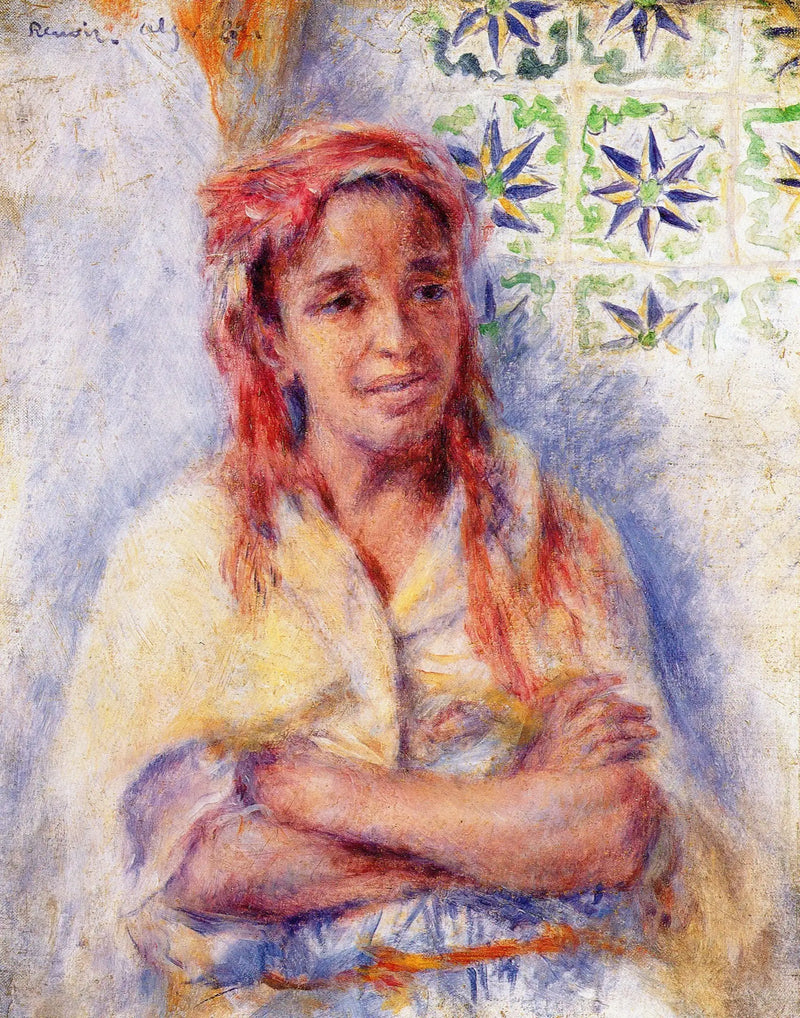Portræt af en gammel arabisk kvinde - Pierre-Auguste Renoir