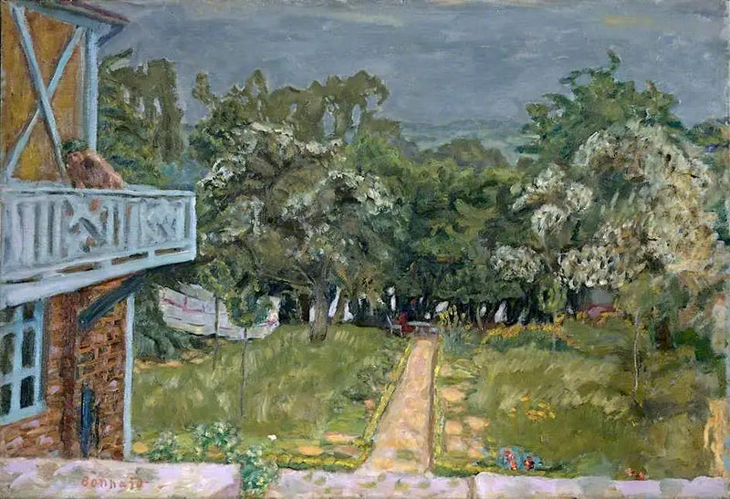 Blå balkon - Pierre Bonnard
