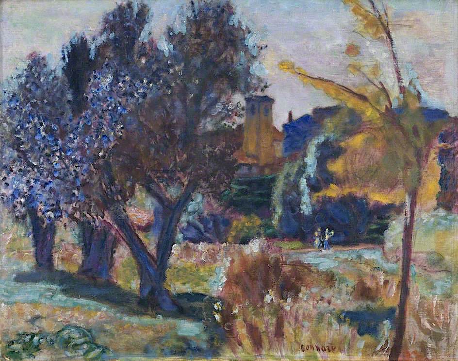 Reproduction du tableau « Paysage avec des oliviers et une chapelle - Pierre Bonnard » par Alpha Reproduction en peinture à l’huile