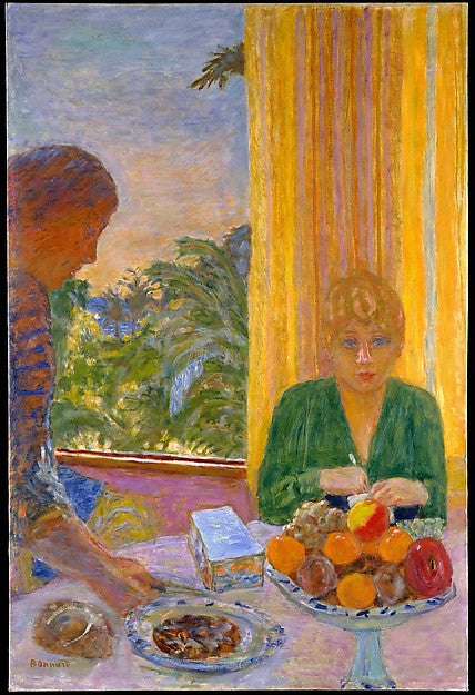 Reproduction du tableau « La Blouse verte - Pierre Bonnard » par Alpha Reproduction en peinture à l’huile
