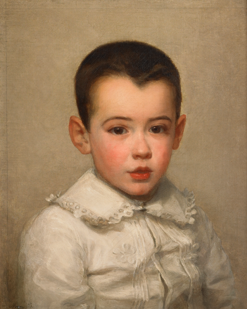 Portræt af Pierre Bracquemond som barn - Marie Bracquemond