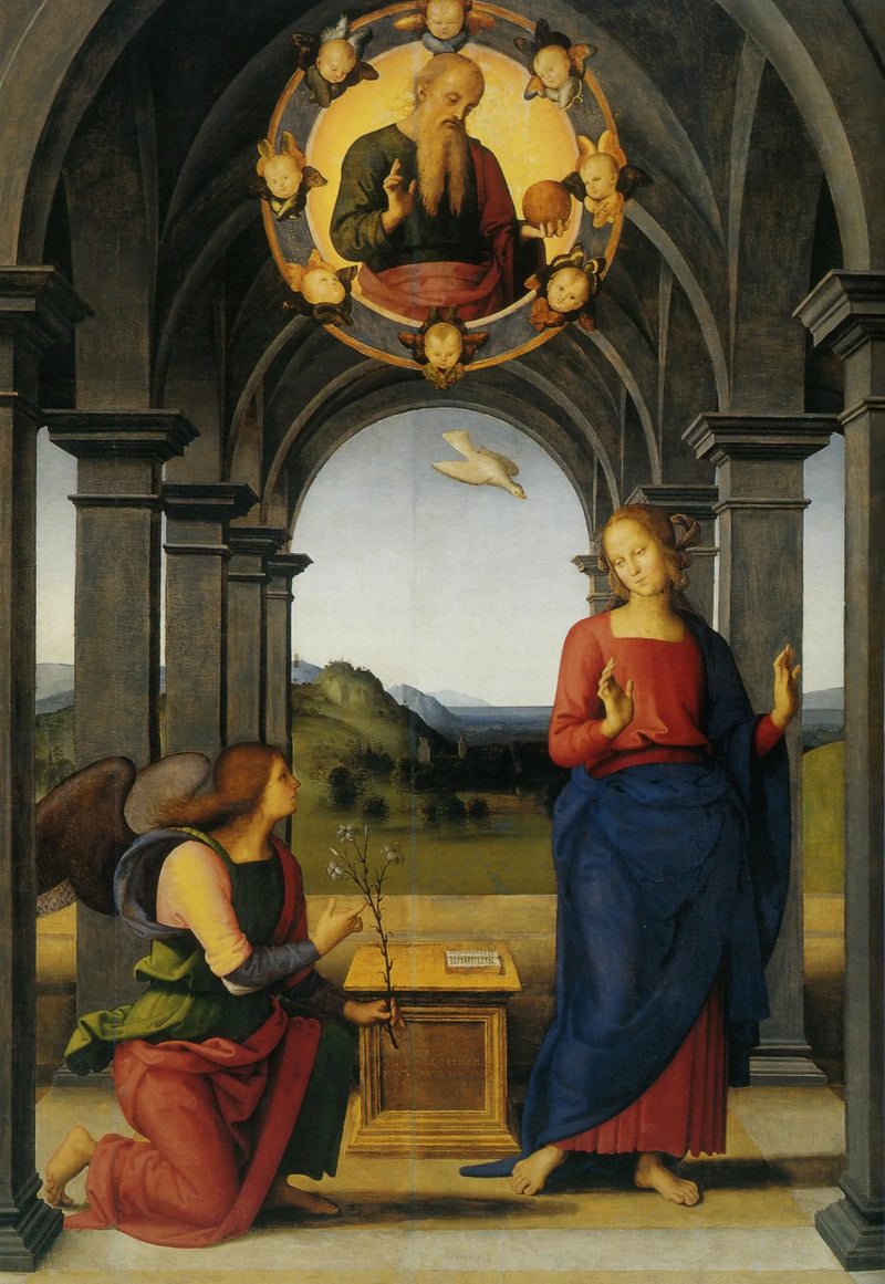 Fano' Annoncationsmaleri - Pietro Perugino