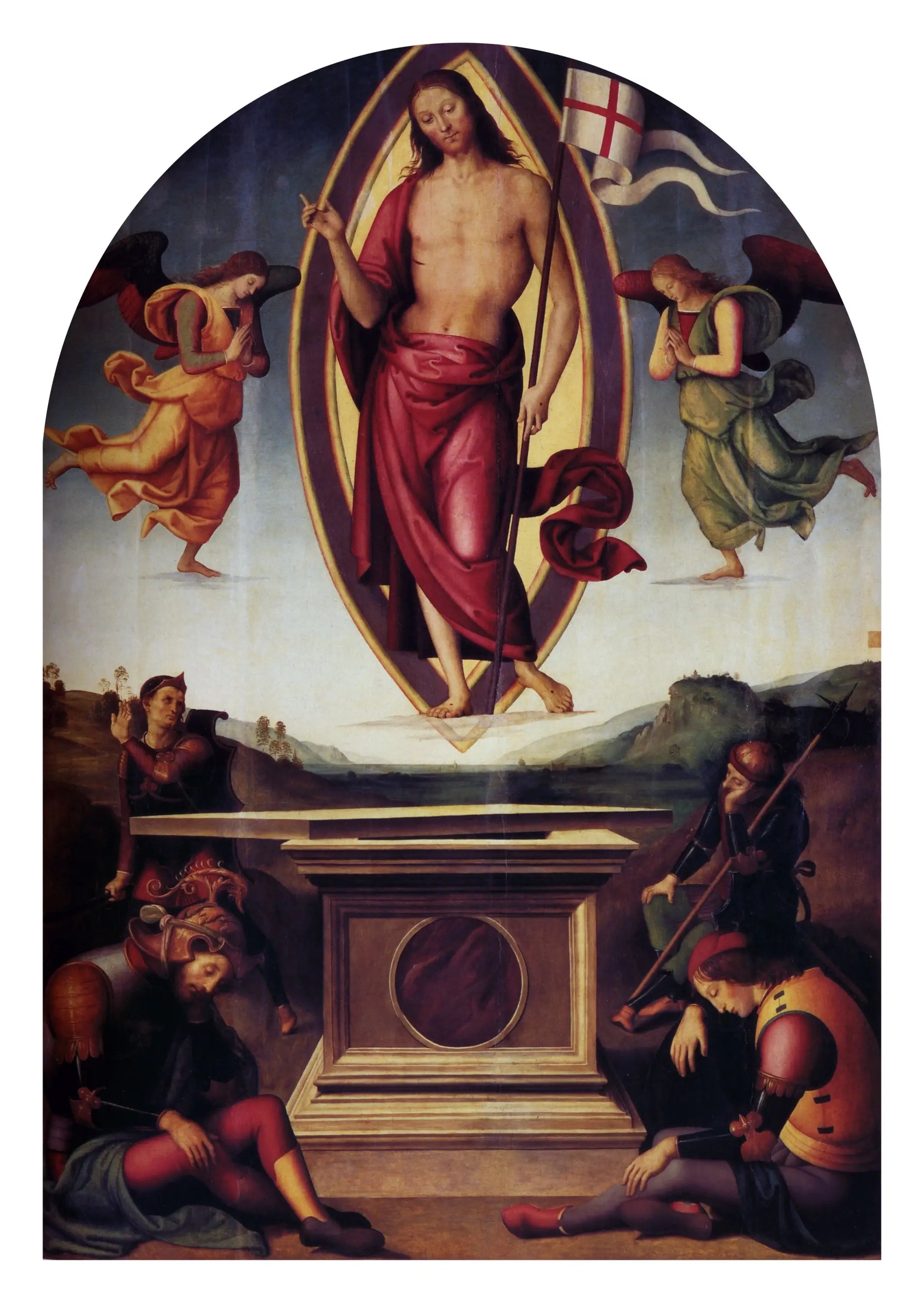La Résurrection de San Francesco al Prato - Pietro Perugino - Alpha Reproduction