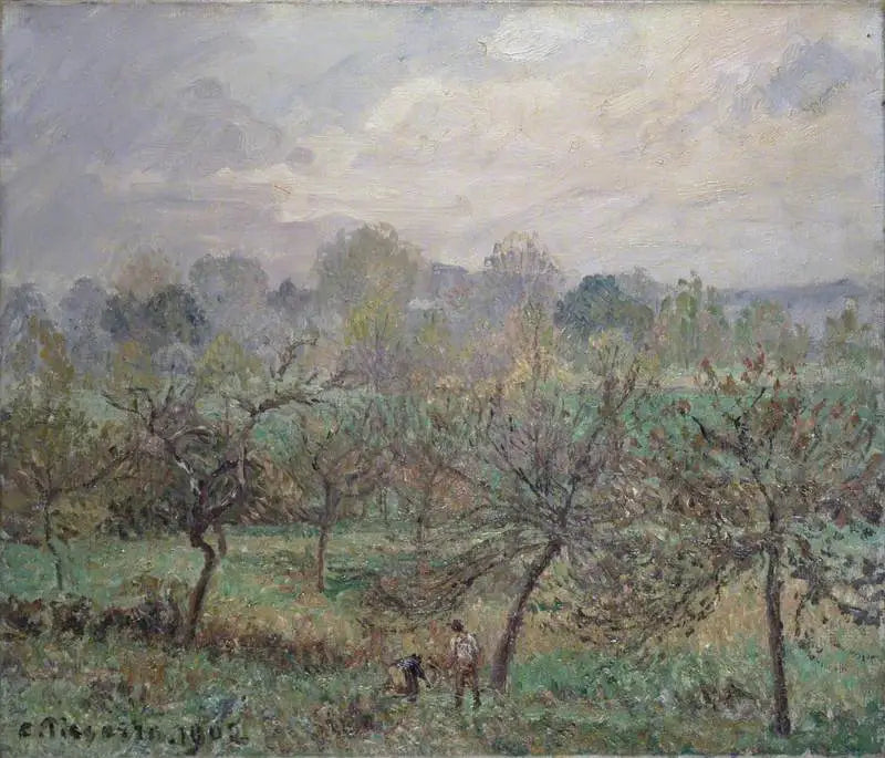 Efterår, Morgen tåge, Éragny-sur-Epte - Camille Pissarro