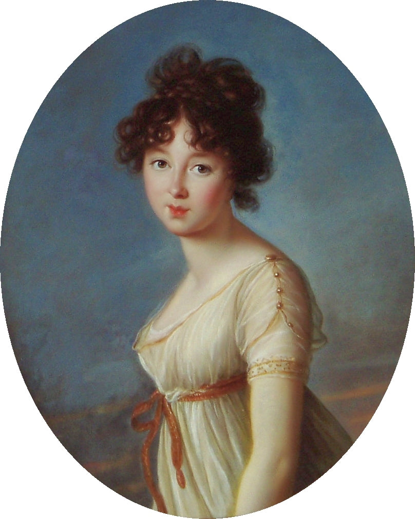 Portrait d'Aniela Czartoryska née Radziwiłł. - Élisabeth Vigée Le Brun