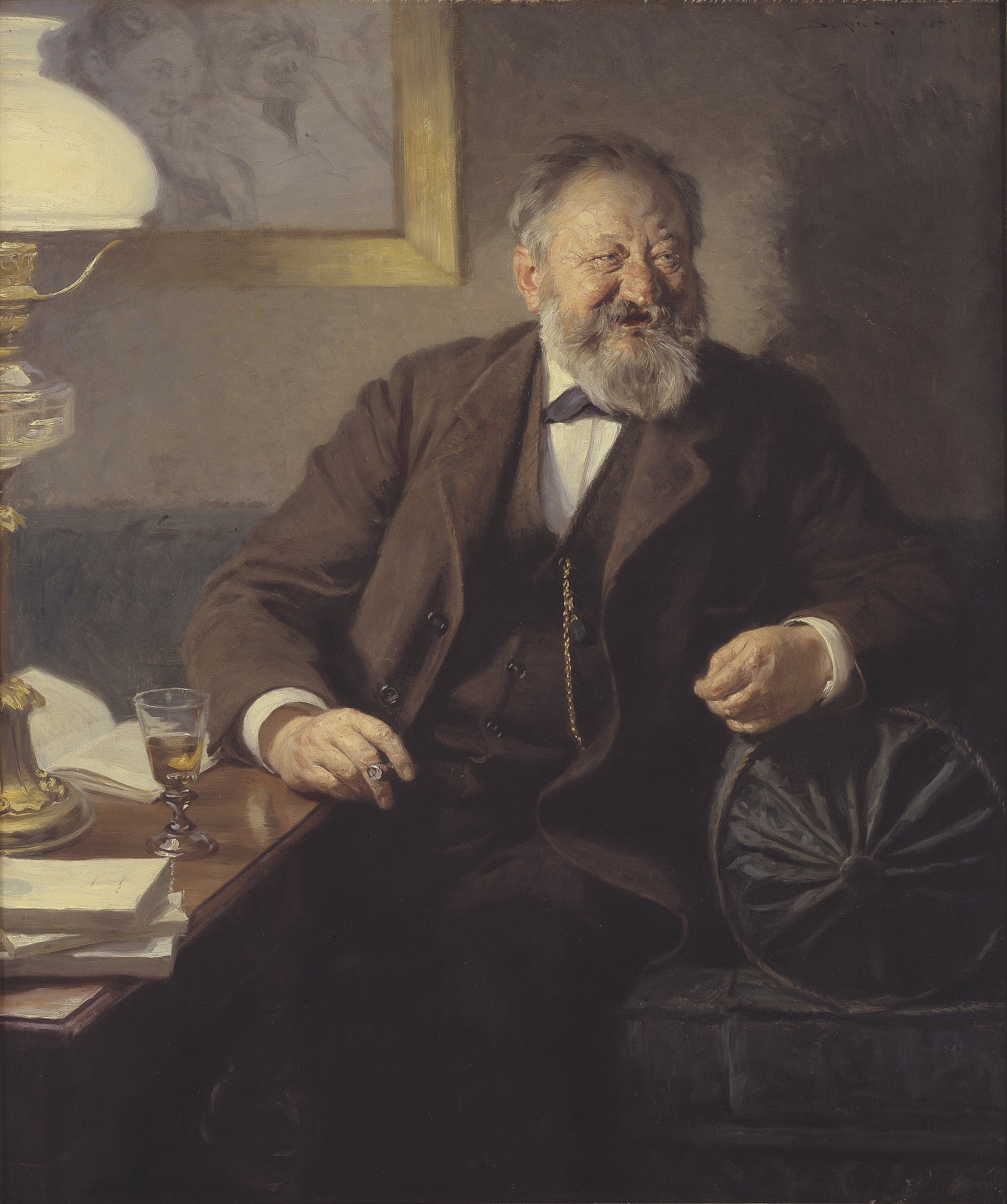 Portrait de Sophus Schandorph - Peder Severin Krøyer