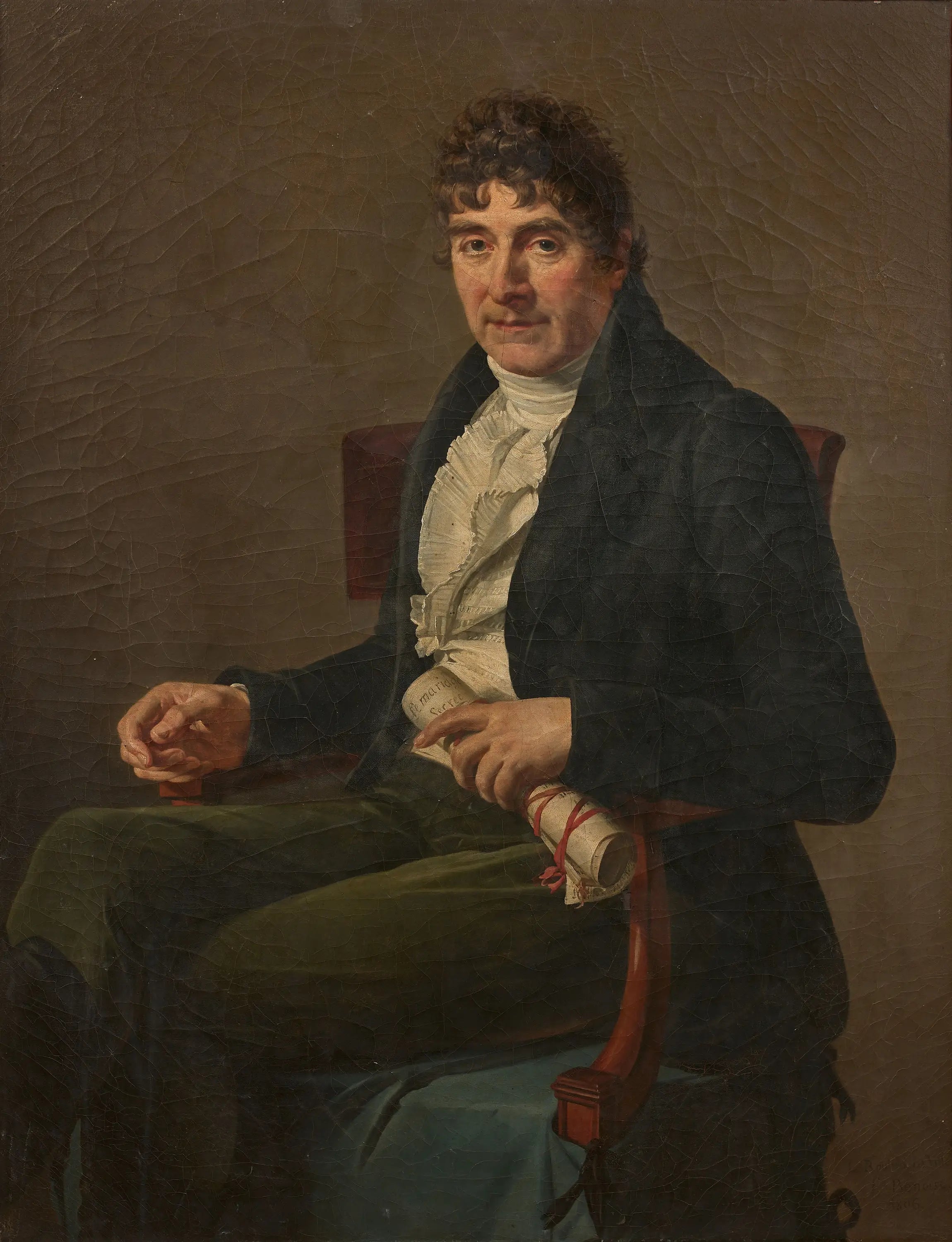 Portrait de Jean-Louis Brousse-Desfaucherets - Marie-Guillemine Benoist - Alpha Reproduction