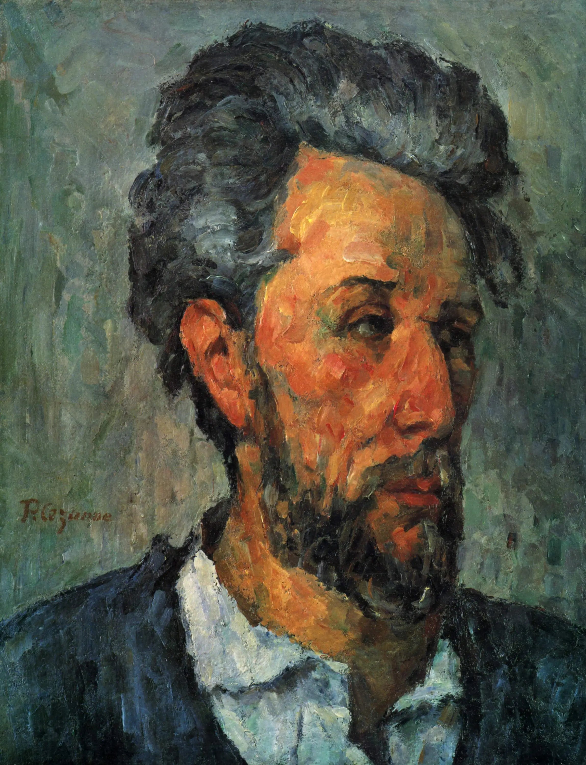 Reproduction du tableau « Portrait de Victor Chocquet - Paul Cézanne » par Alpha Reproduction en peinture à l’huile