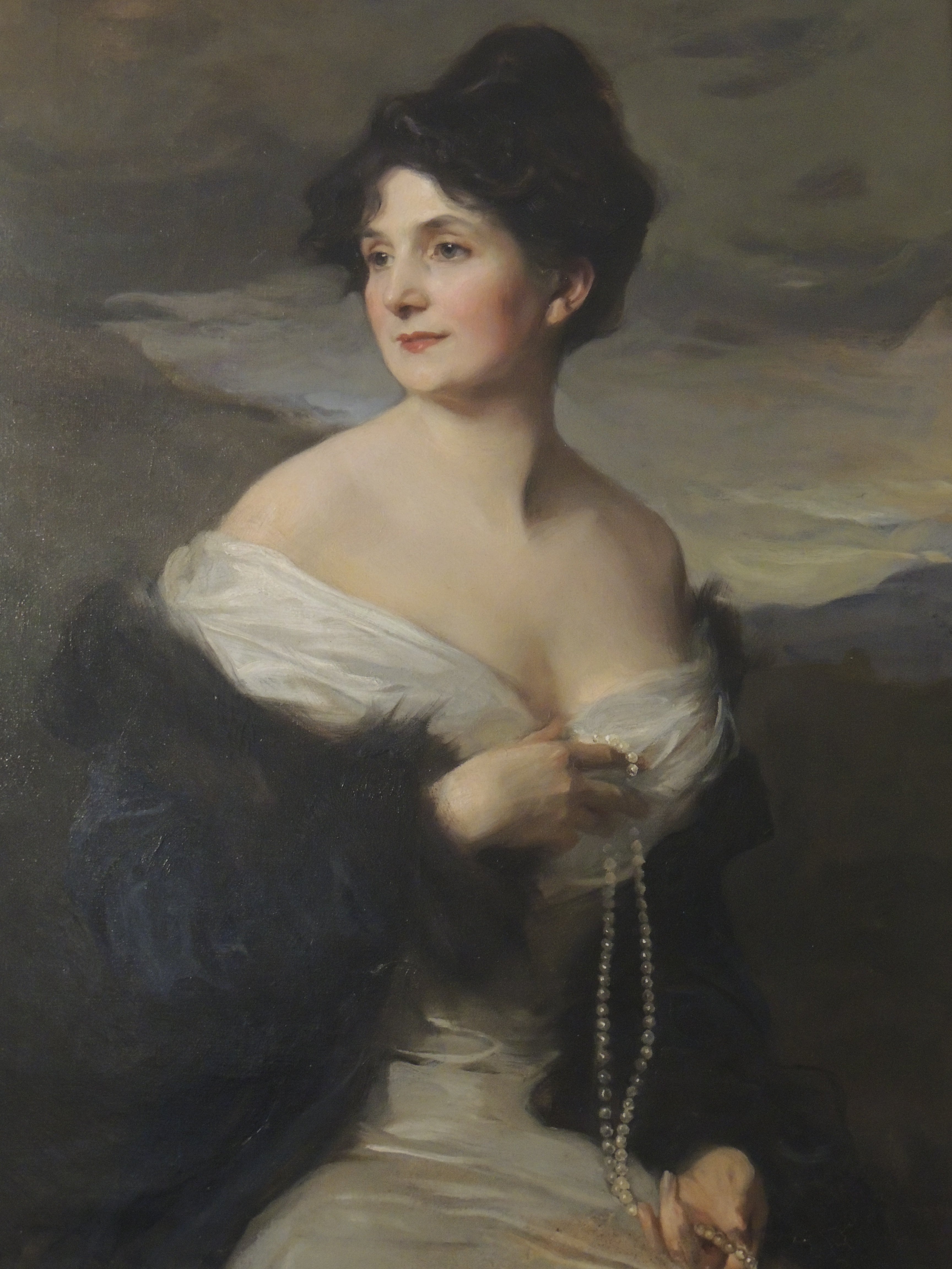 Portrait de la Vicomtesse de Fontenay (1870-1952), femme de l'ambassadeur de France - Philip de László