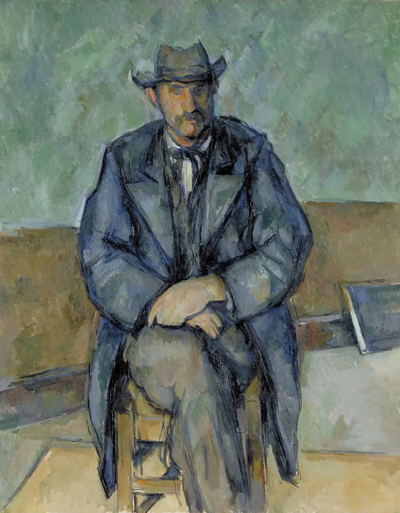Portræt af bonde - Paul Cézanne