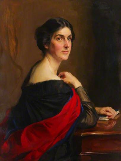 Bertha Phillpotts, DBC, MA, LHD, directrice du Westfield College (1919–1921) - Philip de László