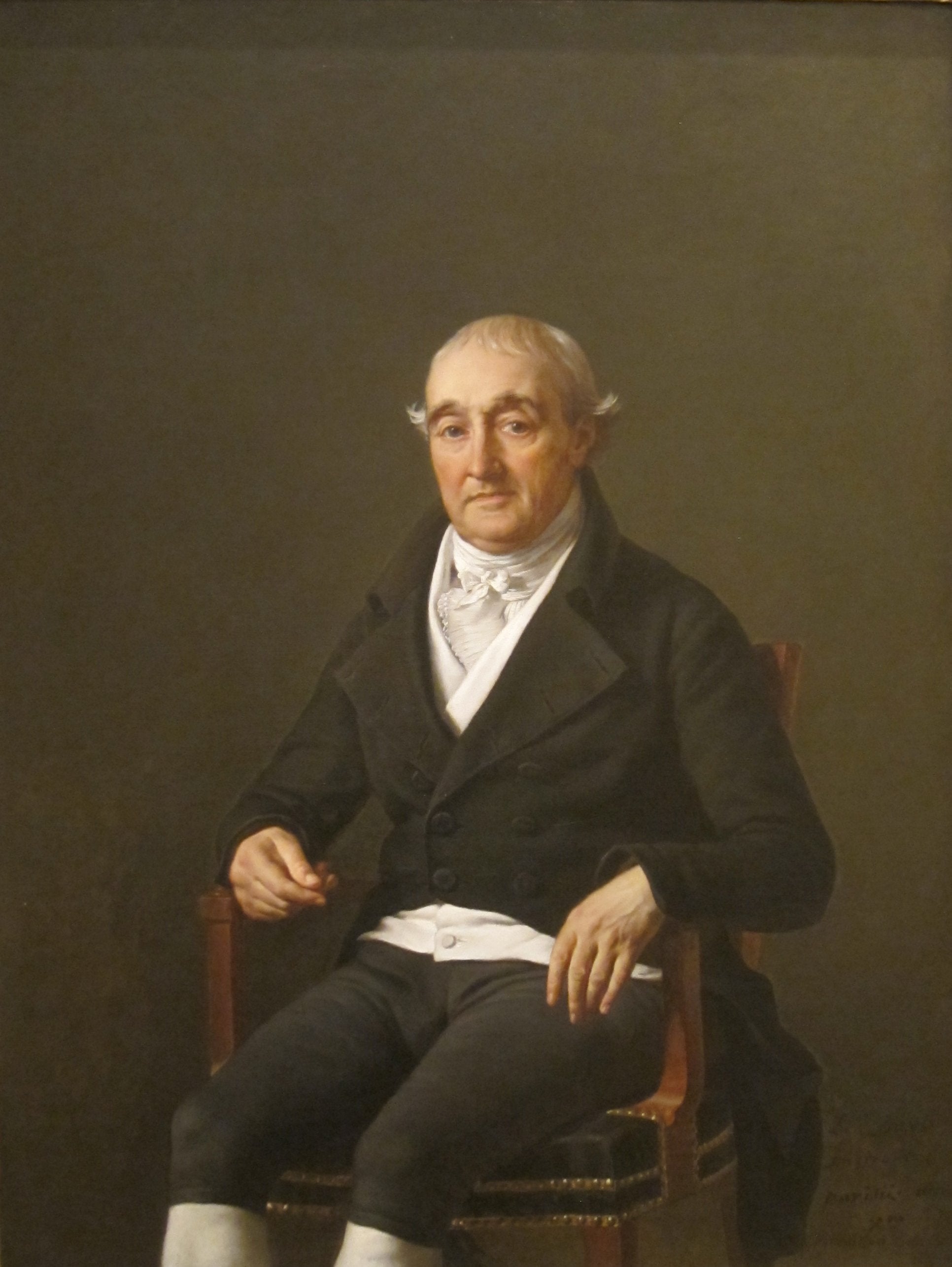 Reproduction du tableau « Portrait de Cooper Penrose - Jacques-Louis David » par Alpha Reproduction en peinture à l’huile