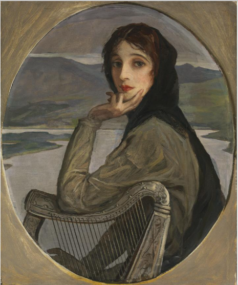 Portrait de Lady Lavery en Kathleen Ni Houlihan - John Lavery