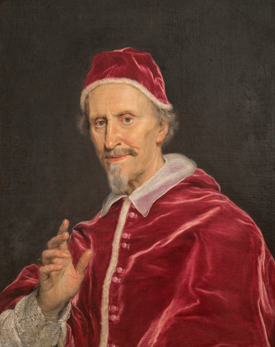 Portrait du pape Clément IX Rospigliosi bénissant - Giovanni Battista Gaulli