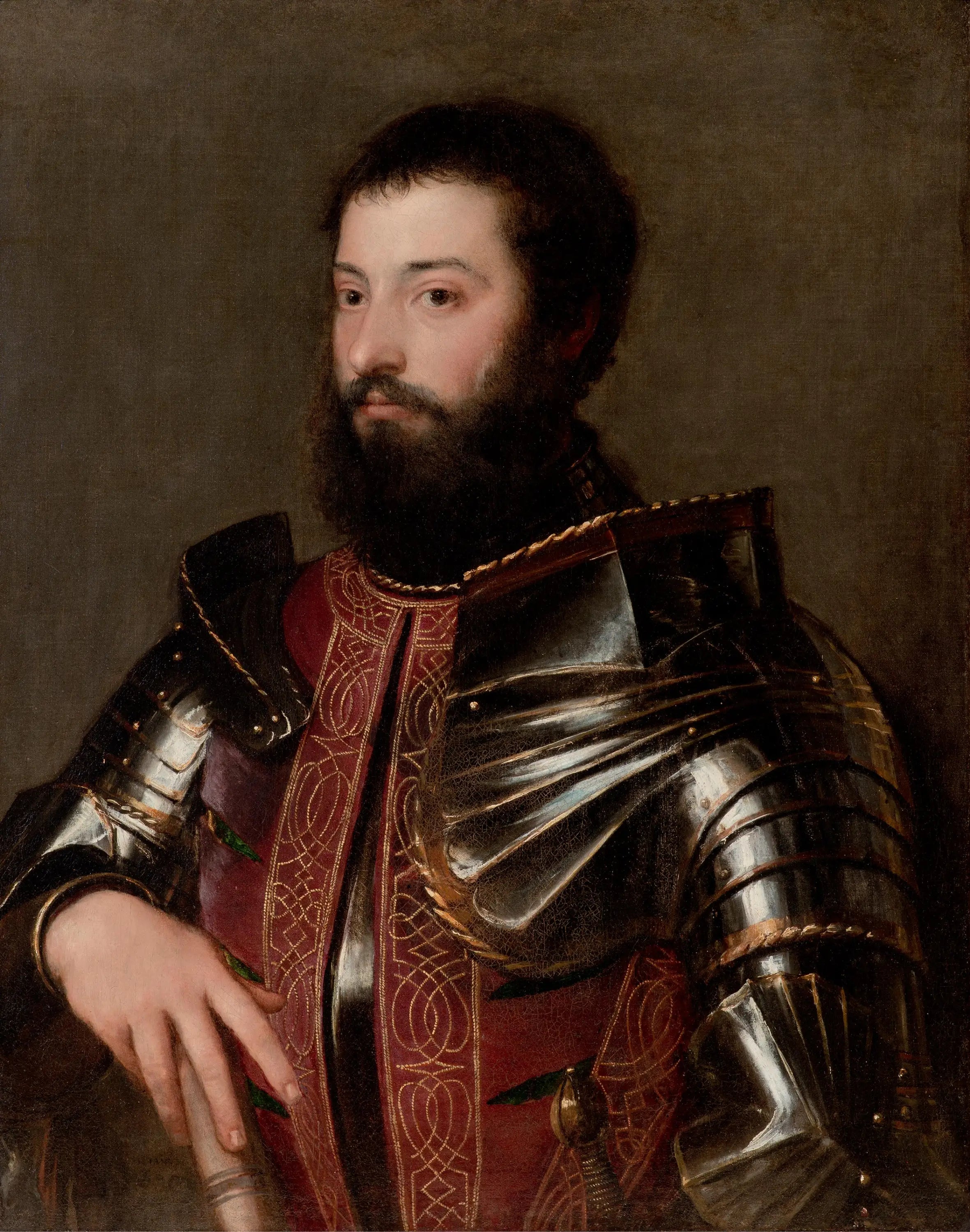 Portrait d’homme en armure - Titian - Alpha Reproduction