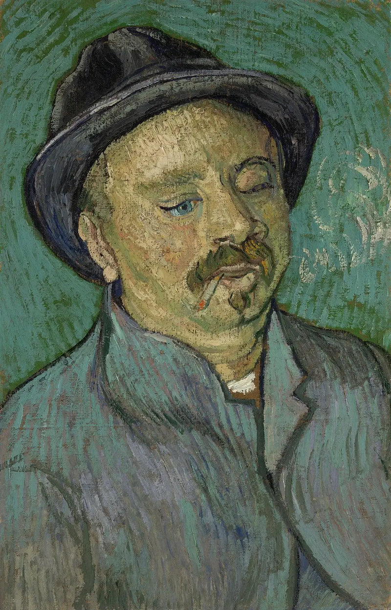 Portræt af en enøjet mand - Vincent van Gogh
