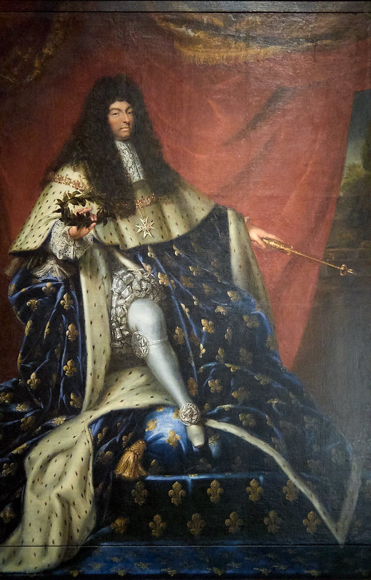 Portræt af Louis XIV i kroningsdragt – Hyacinthe Rigaud (1701)