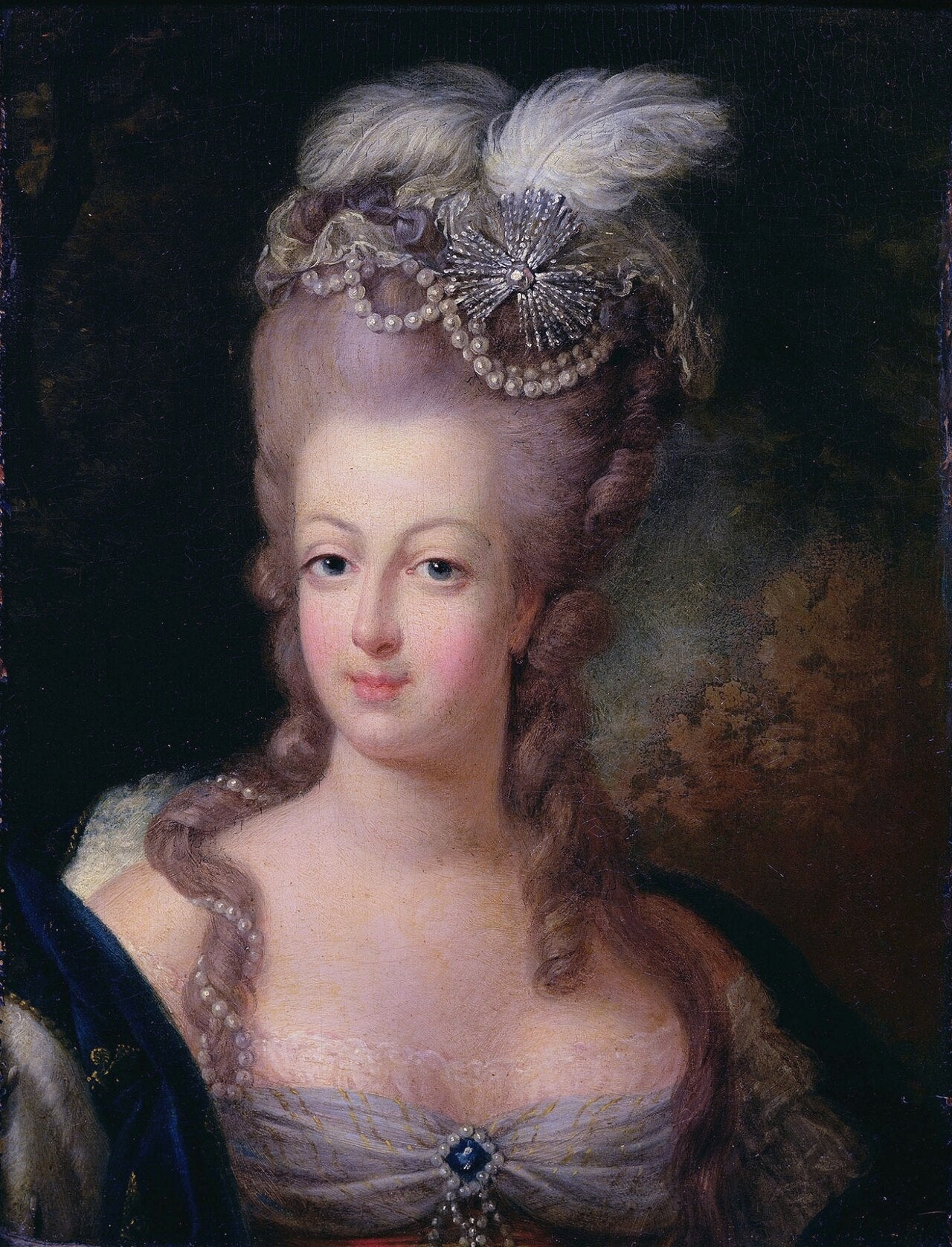 Portræt af Marie-Antoinette – Jean-Baptiste André Gautier-Dagoty (ca. 1775)
