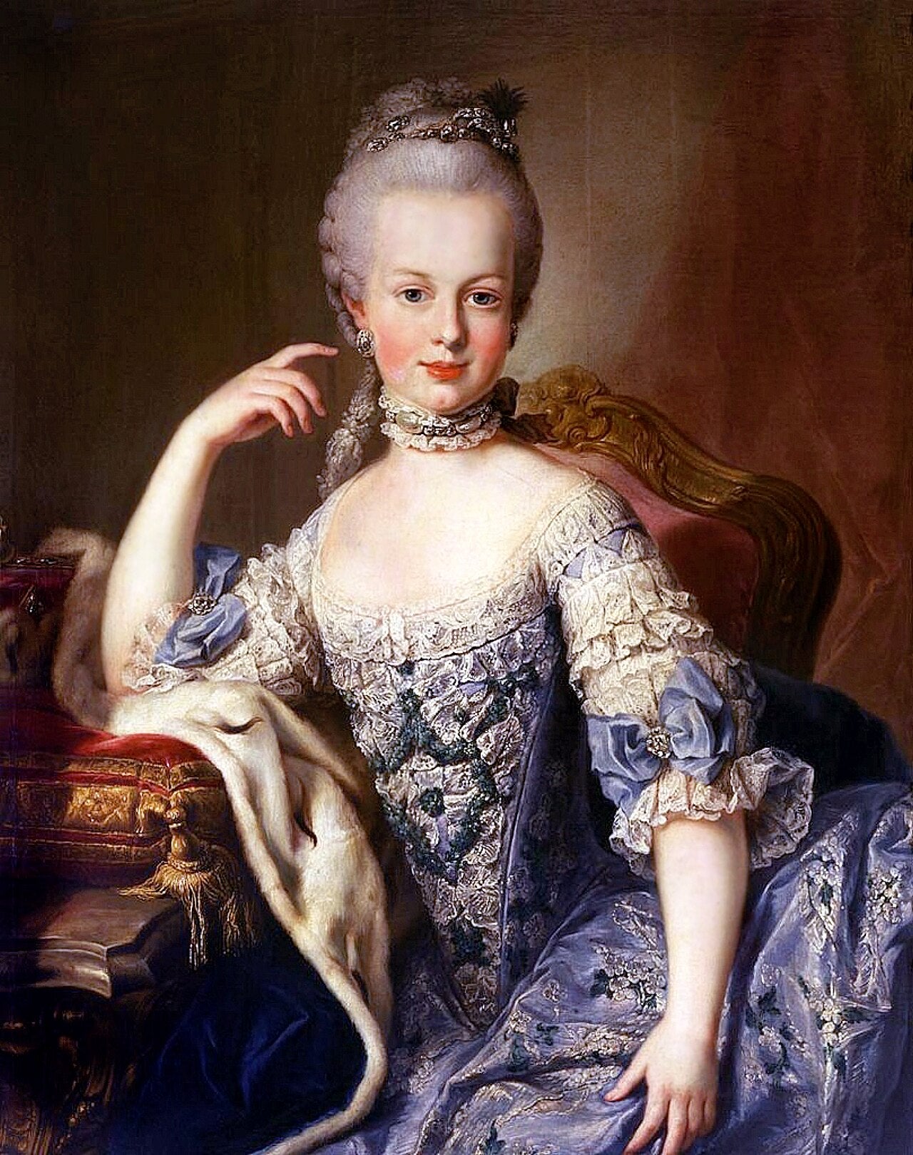 Portræt af Marie-Antoinette som barn – Martin van Meytens (omkring 1767)