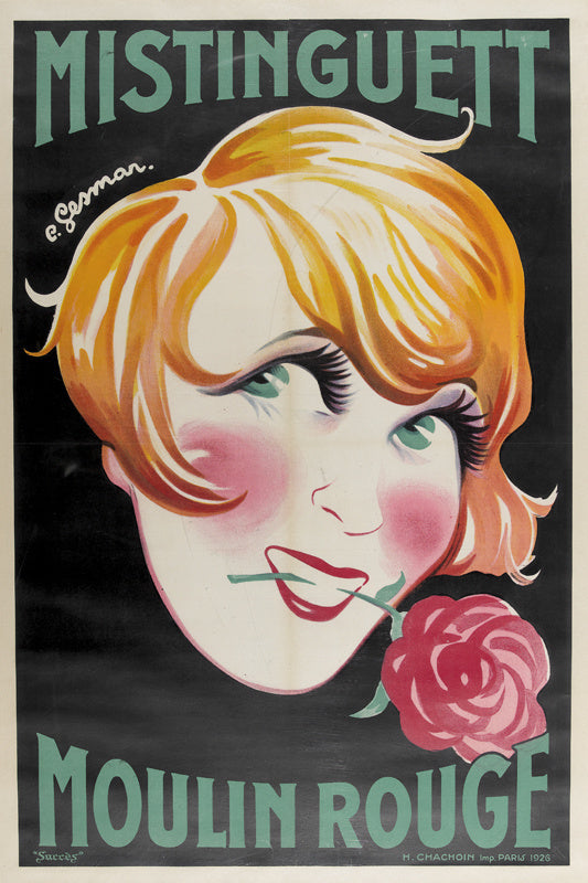 Mistinguett au Moulin Rouge - Charles Gesmar