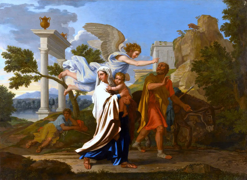 Flugten til Egypten - Nicolas Poussin