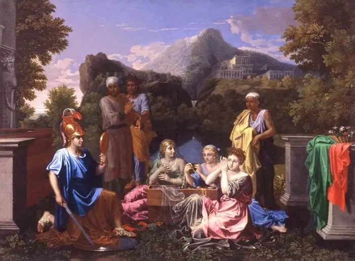 Achille på Skyros - Nicolas Poussin