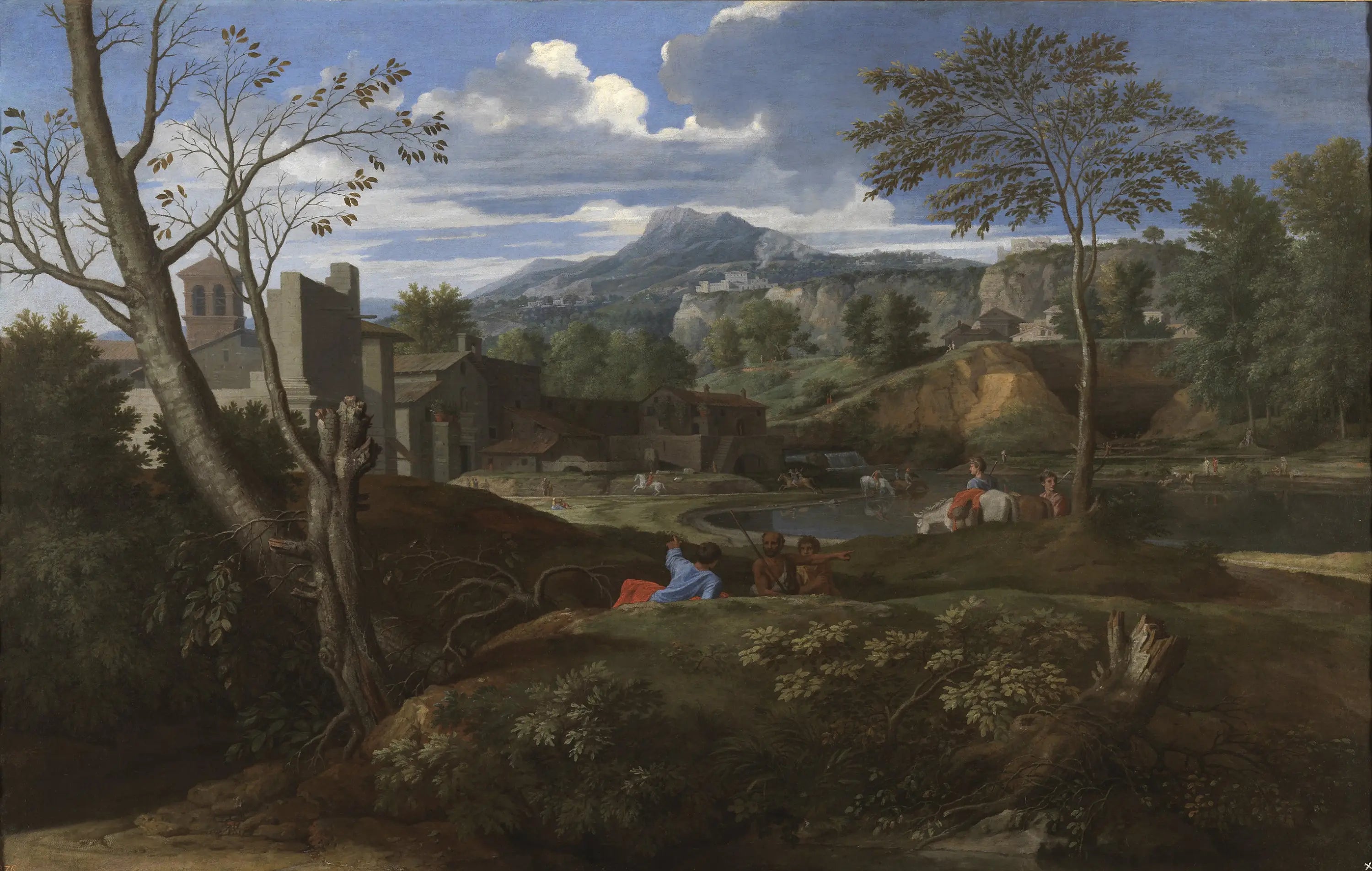 Paysage idéal - Nicolas Poussin - Alpha Reproduction