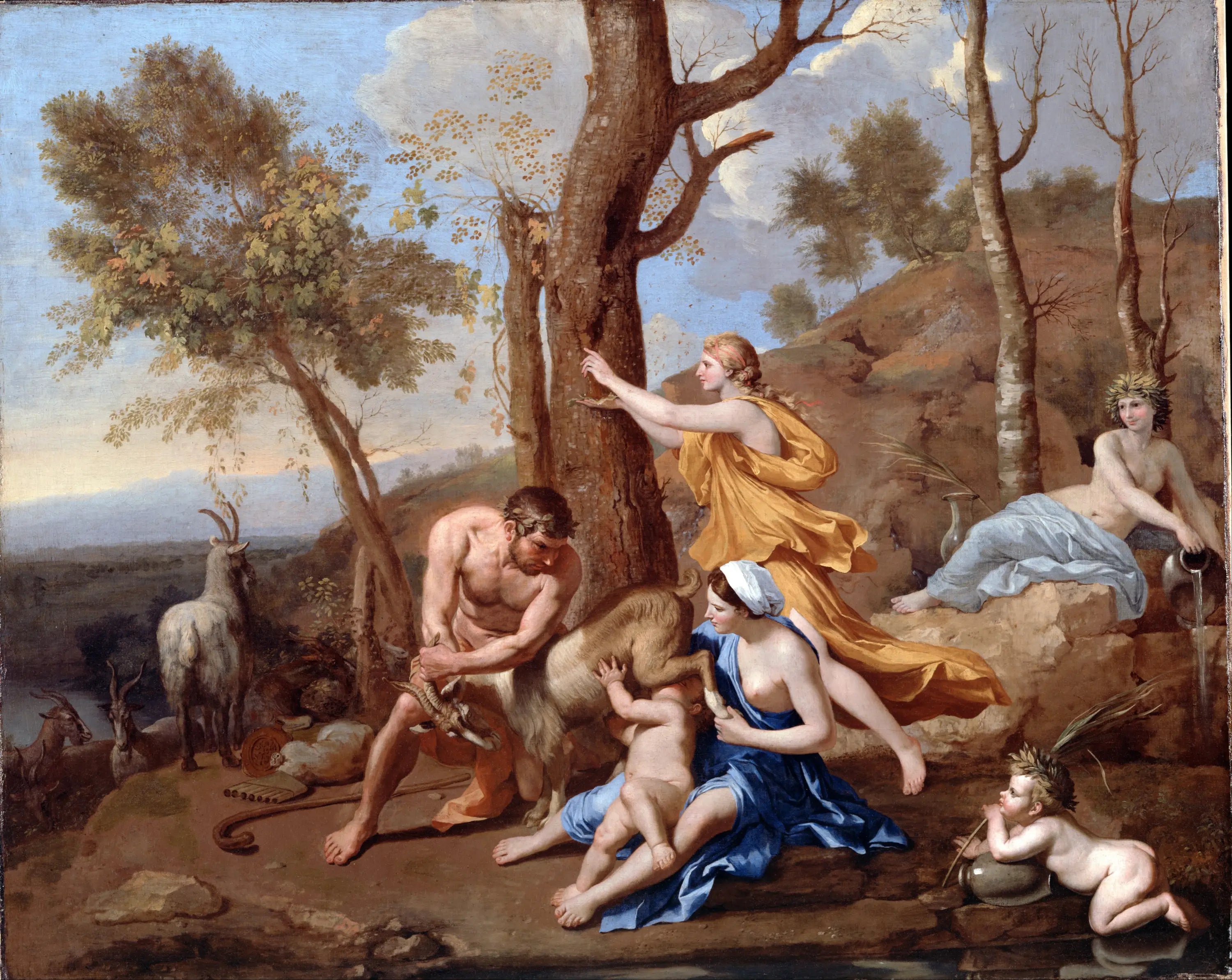 La Nourriture de Jupiter - Nicolas Poussin - Alpha Reproduction