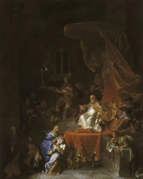 Præsentationen i templet - Hyacinthe Rigaud