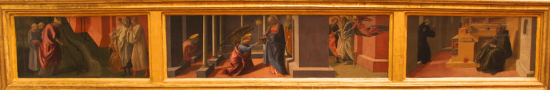 Prædelle af altertavlen Barbadori - Fra Filippo Lippi