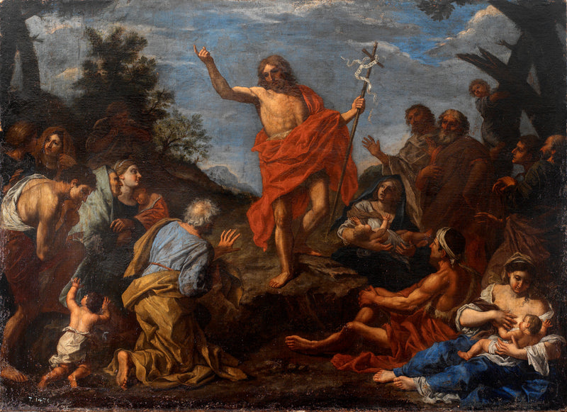 Jean-Baptiste prêchant - Pier Francesco Mola