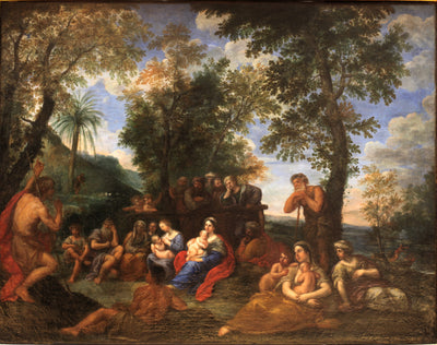 La Prédication de Saint Jean Baptiste - Francesco Albani