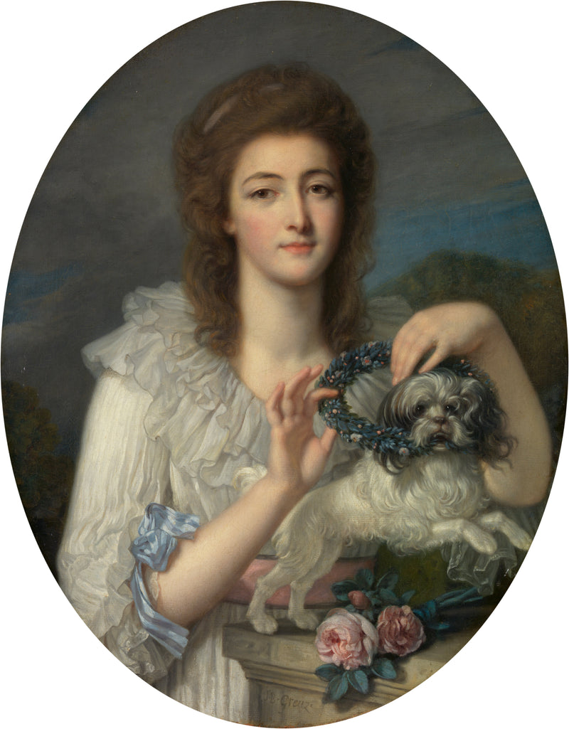 Prinsesse Varvara Nikolaevna Gagarina (1762-1802) - Jean-Baptiste Greuze