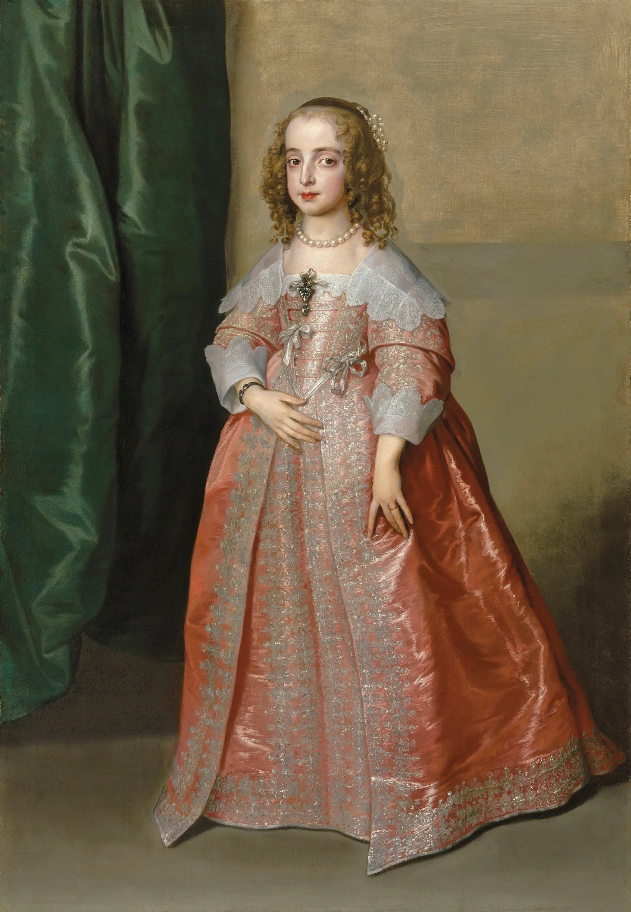 Princesse Mary fille du roi Charles Ier d’Angleterre - Antoine van Dyck - Alpha Reproduction
