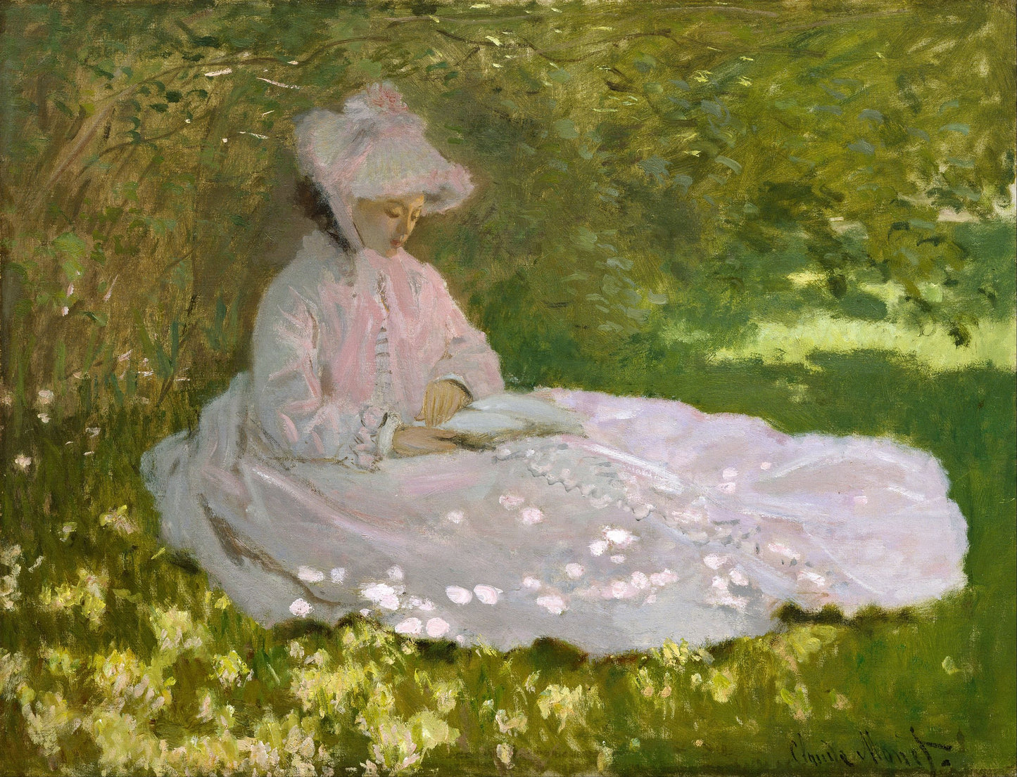 🎨 Forår – Claude Monet, 1872