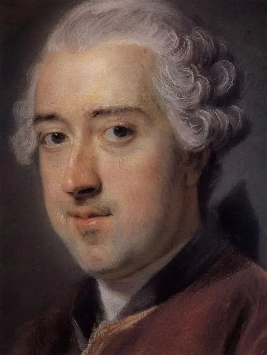 Prince Clément-Venceslas de Saxe - Maurice-Quentin de La Tour - Alpha Reproduction