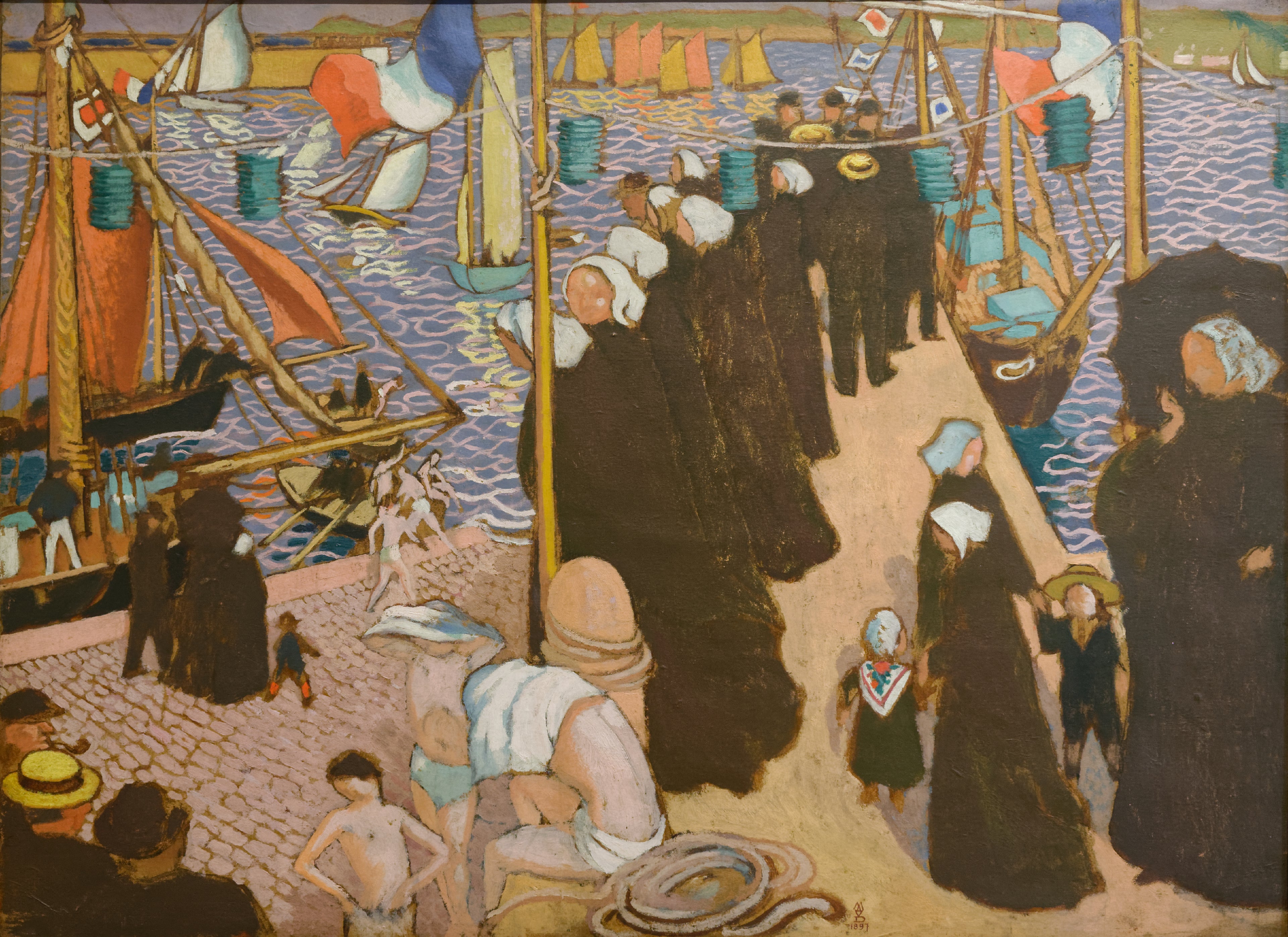 Régates à Perros-Guirec - Maurice Denis - Alpha Reproduction