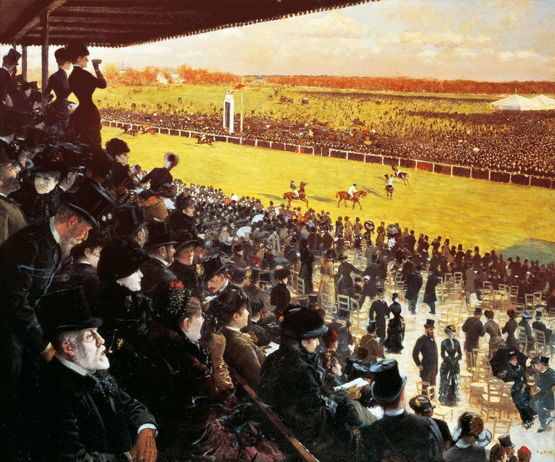 Løbene i Longchamp - II - Giuseppe De Nittis