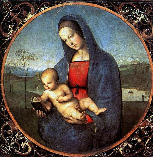 Reproduction du tableau « La Madone Connestabile - Raphaël Sanzio » par Alpha Reproduction en peinture à l’huile