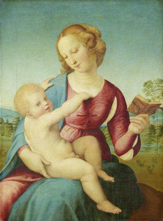 Reproduction du tableau « La Madone Colonna - Raphaël Sanzio » par Alpha Reproduction en peinture à l’huile