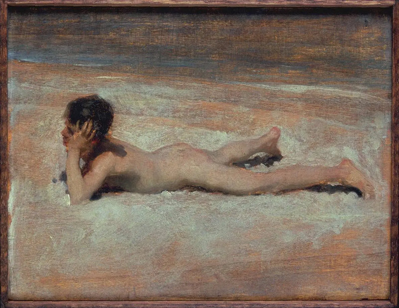 En nøgen dreng på en strand - John Singer Sargent