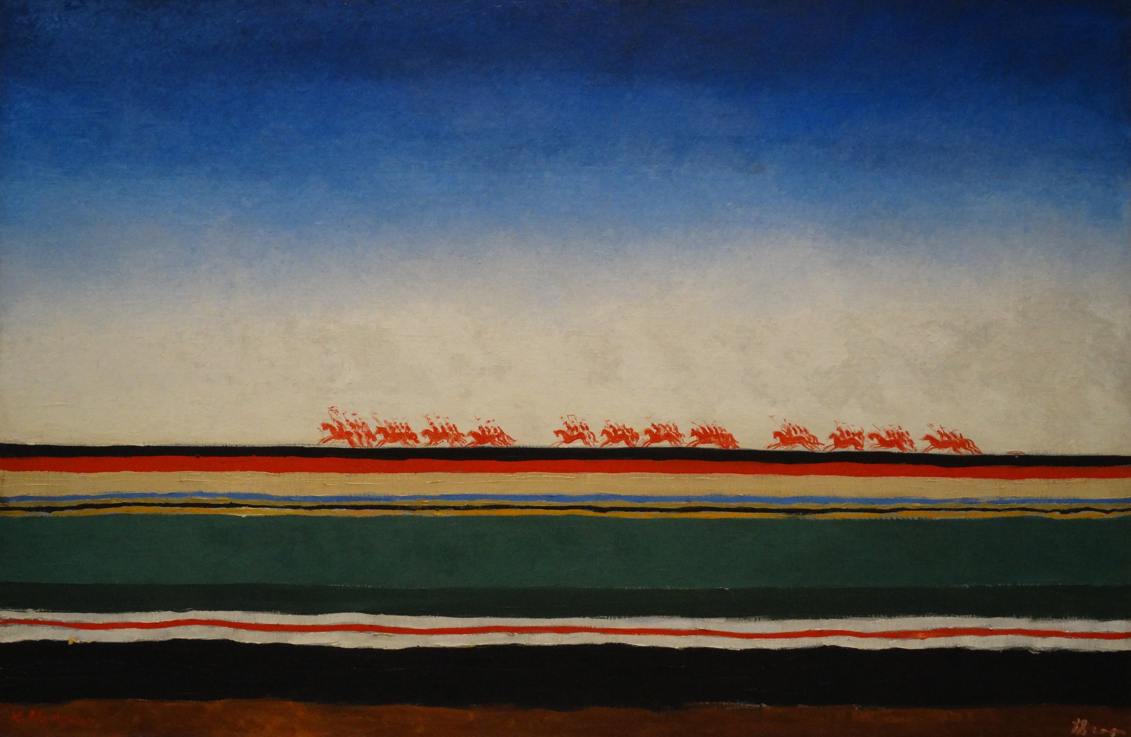 La Charge de la cavalerie rouge - Kazimir Malevich