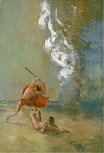 Kain og Abel - Odilon Redon