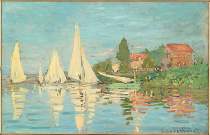🎨 Regattaer i Argenteuil – Claude Monet, omkring 1874
