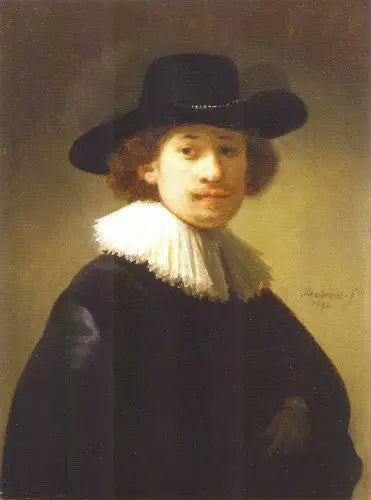 Reproduction du tableau « Autoportrait - Rembrandt » par Alpha Reproduction en peinture à l’huile