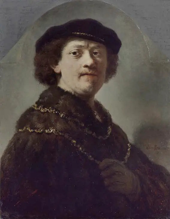 Reproduction du tableau « Autoportrait - Rembrandt » par Alpha Reproduction en peinture à l’huile
