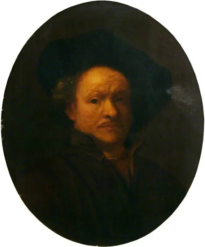 Reproduction du tableau « Autoportrait - Rembrandt » par Alpha Reproduction en peinture à l’huile