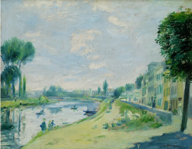 Seinebredderne, Bougival - Pierre-Auguste Renoir